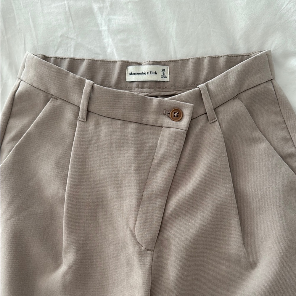 Abercrombie & Fitch Women's Taupe Trousers